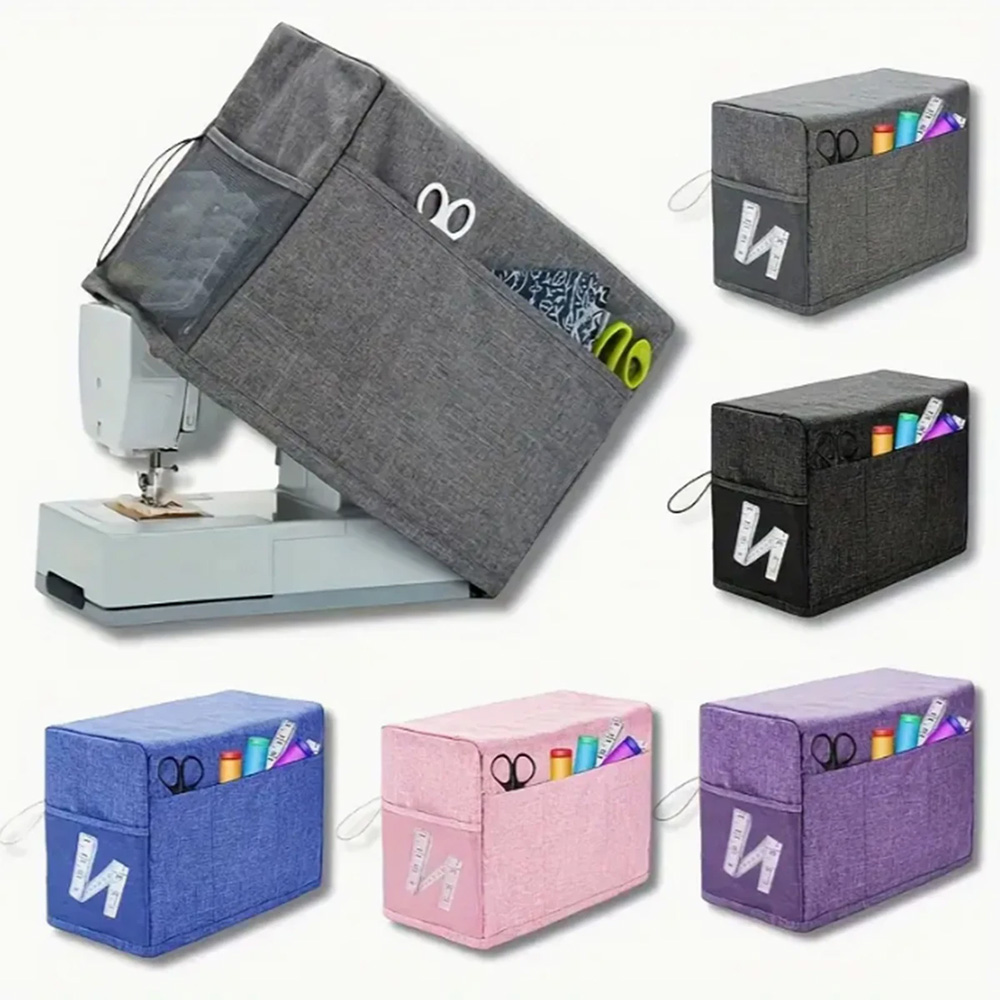 Workshop Tools Machine - Universal Sewing Machine Cover with Storage