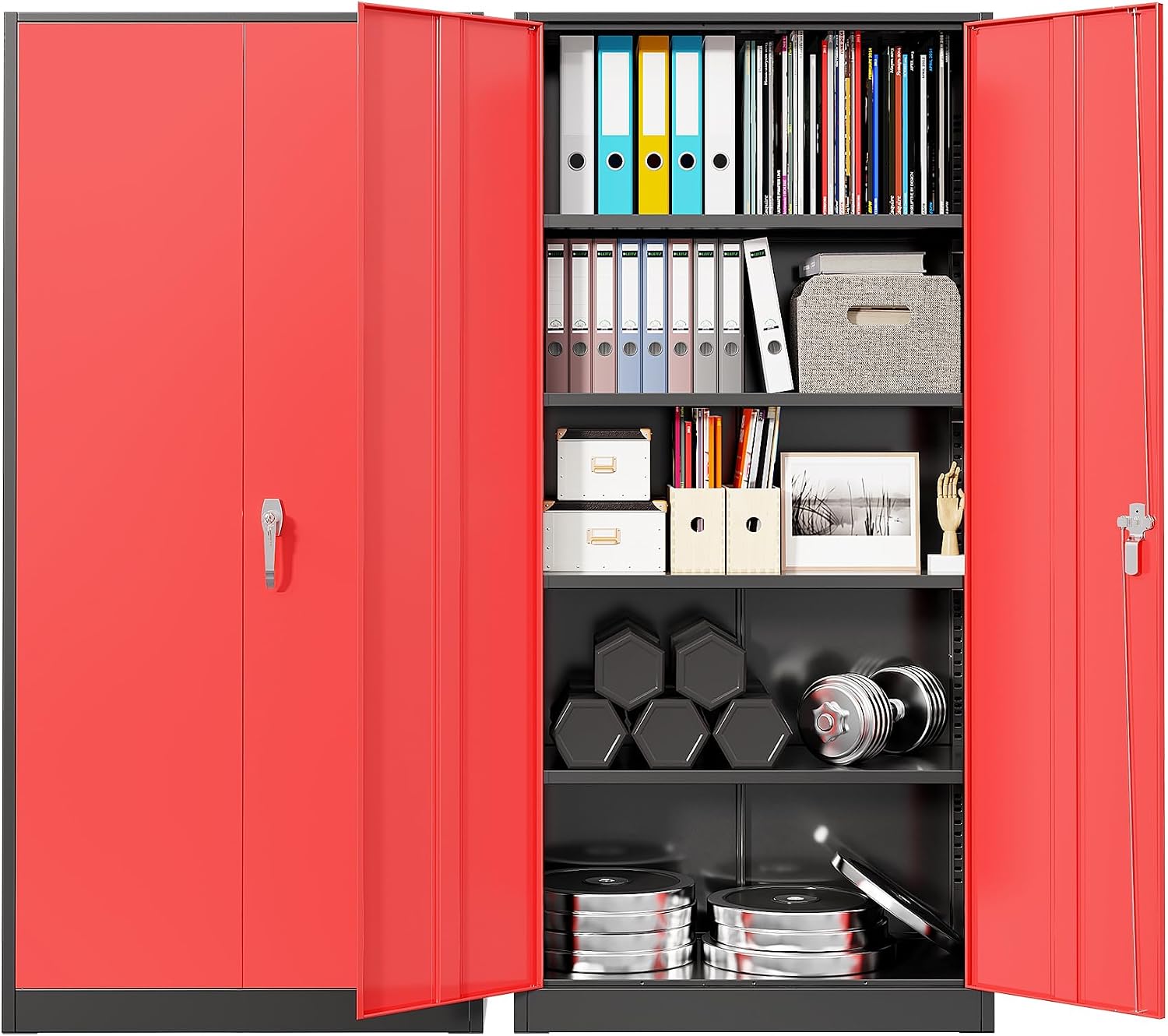 Tools For Home Workshop - Heavy Duty Metal Garage Storage Cabinet,