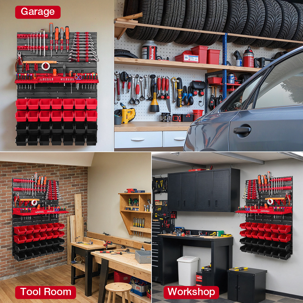 Workshop Tools Holder - Tools Wall Storage Shelf Tool Holders