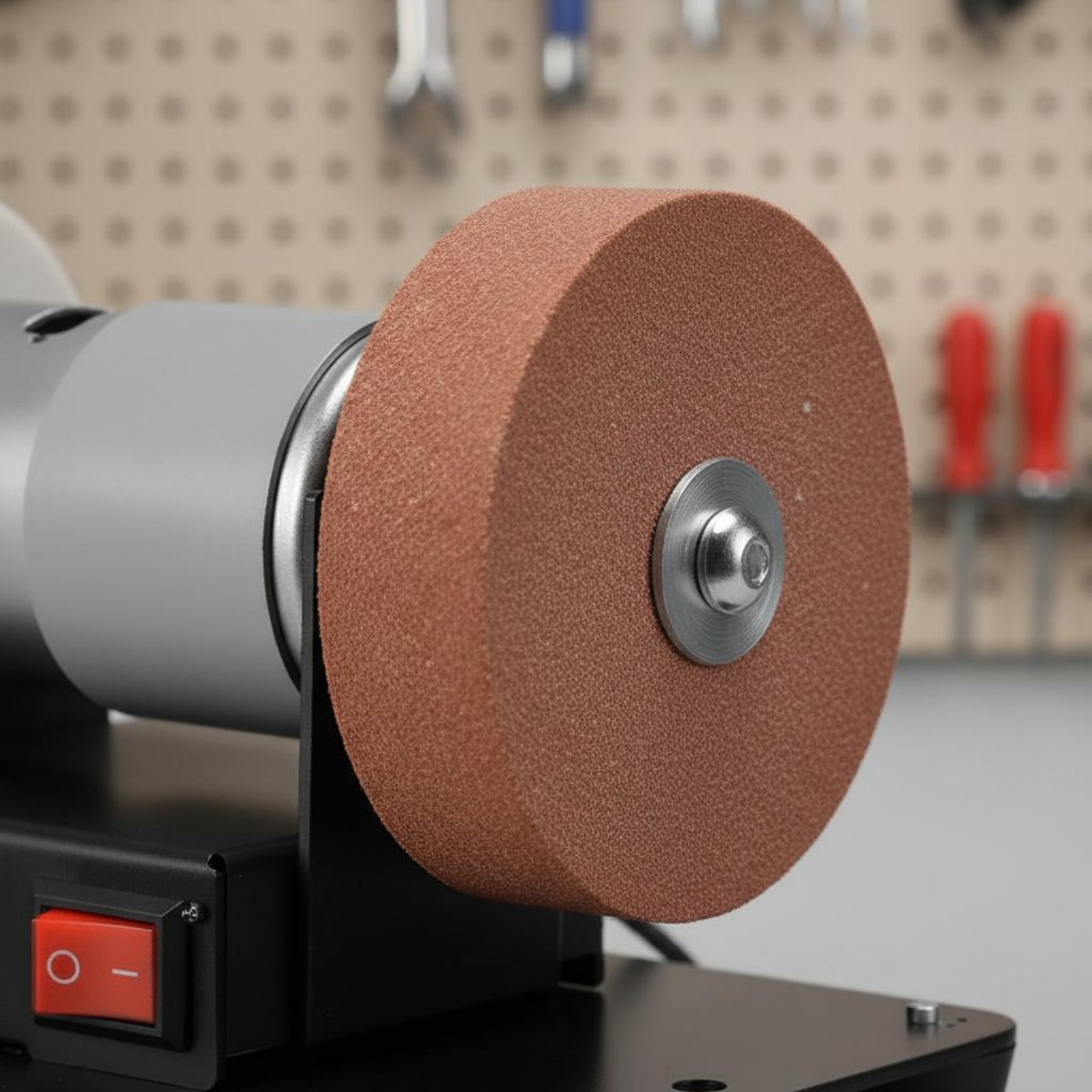 Power Tools In Workshop - Mini Bench Grinder Multifunctional Small Countertop