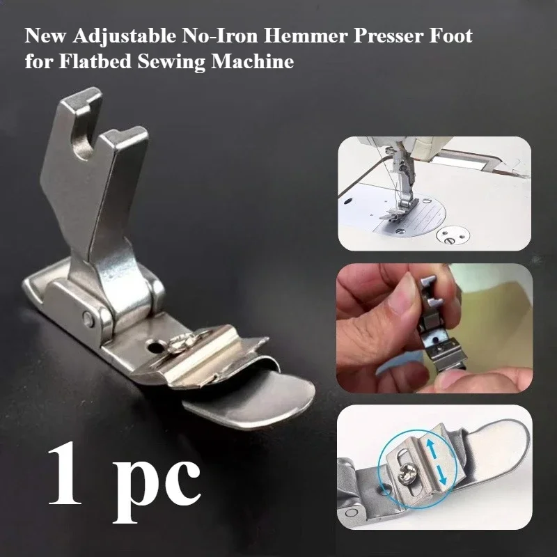 Workshop Tools Machine - Adjustable No-Iron Hemmer Foot for Flatbed