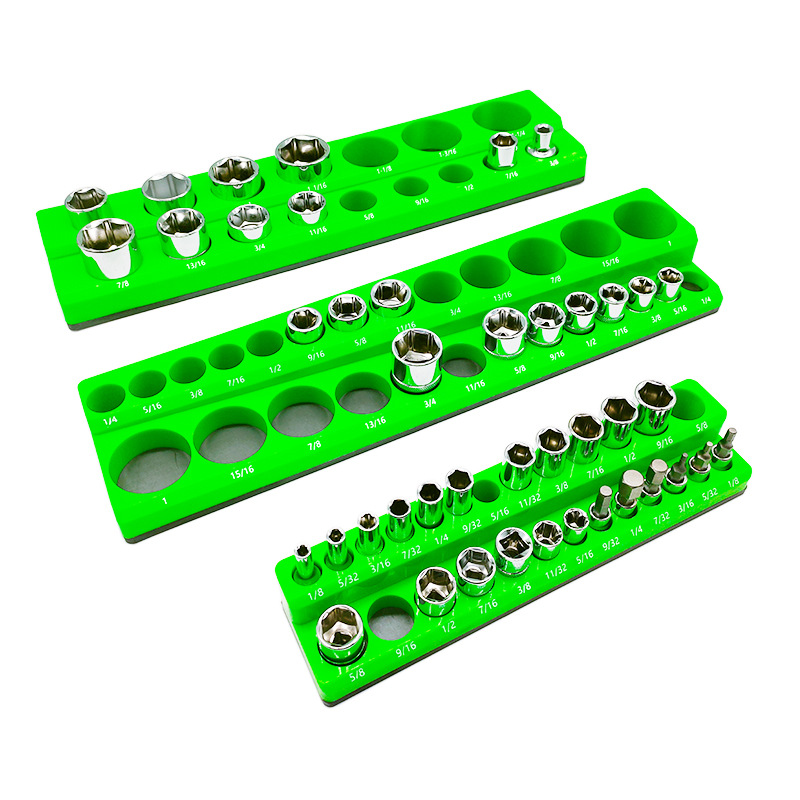 Workshop Tools Holder - Socket Organizer Tray Magnetic Holder Rail