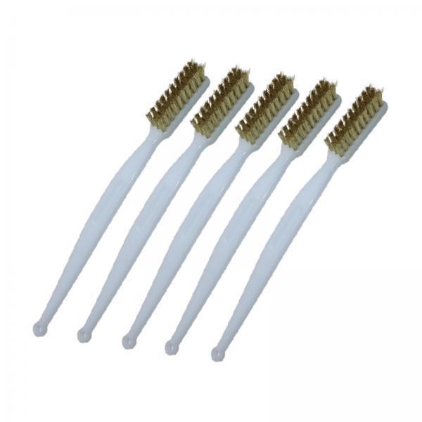 Workshop Cleaning Tools - Wire Brush Set Copper Bristles Ergonomic