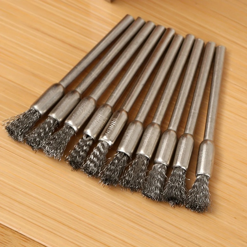 10Pcs Stainless Steel Wire Bru - Workshop Cleaning Tools recension och pris