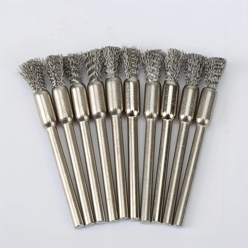 10Pcs Stainless Steel Wire Bru - Workshop Cleaning Tools recension och pris