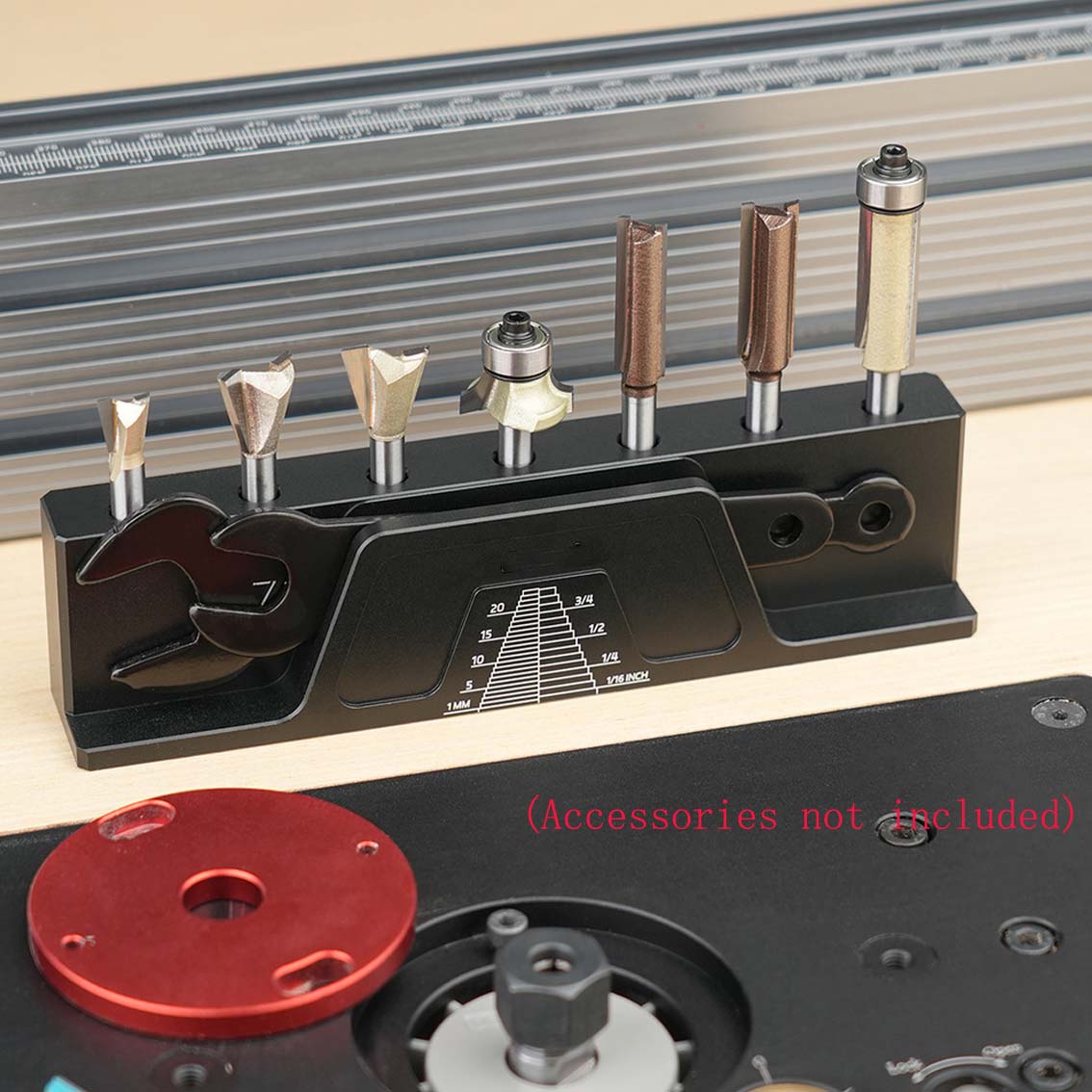Aluminum Alloy Router Bit Disp - Workshop Tools Display recension och pris