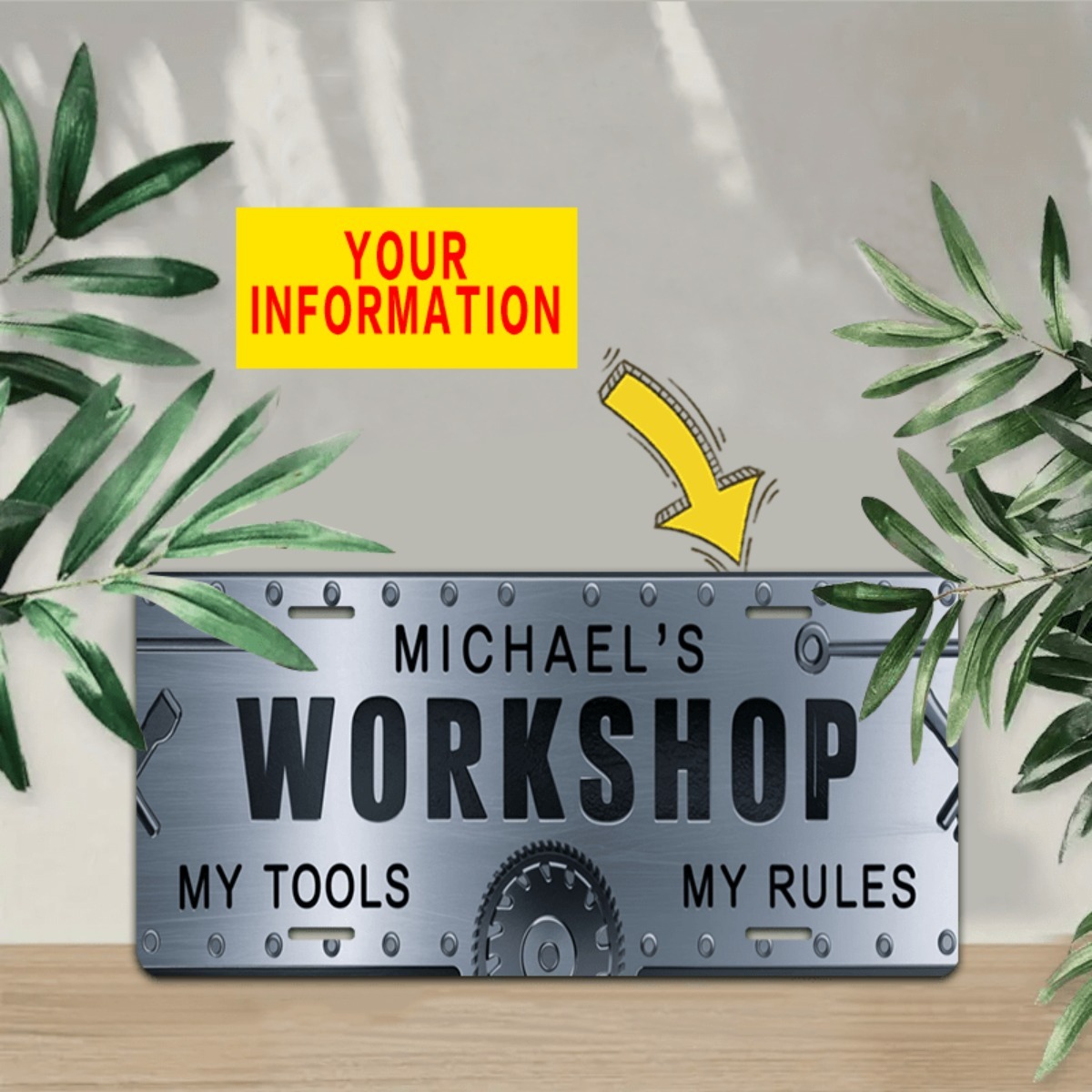 Personalized Name Workshop Alu - Workshop Tools With Name recension och pris