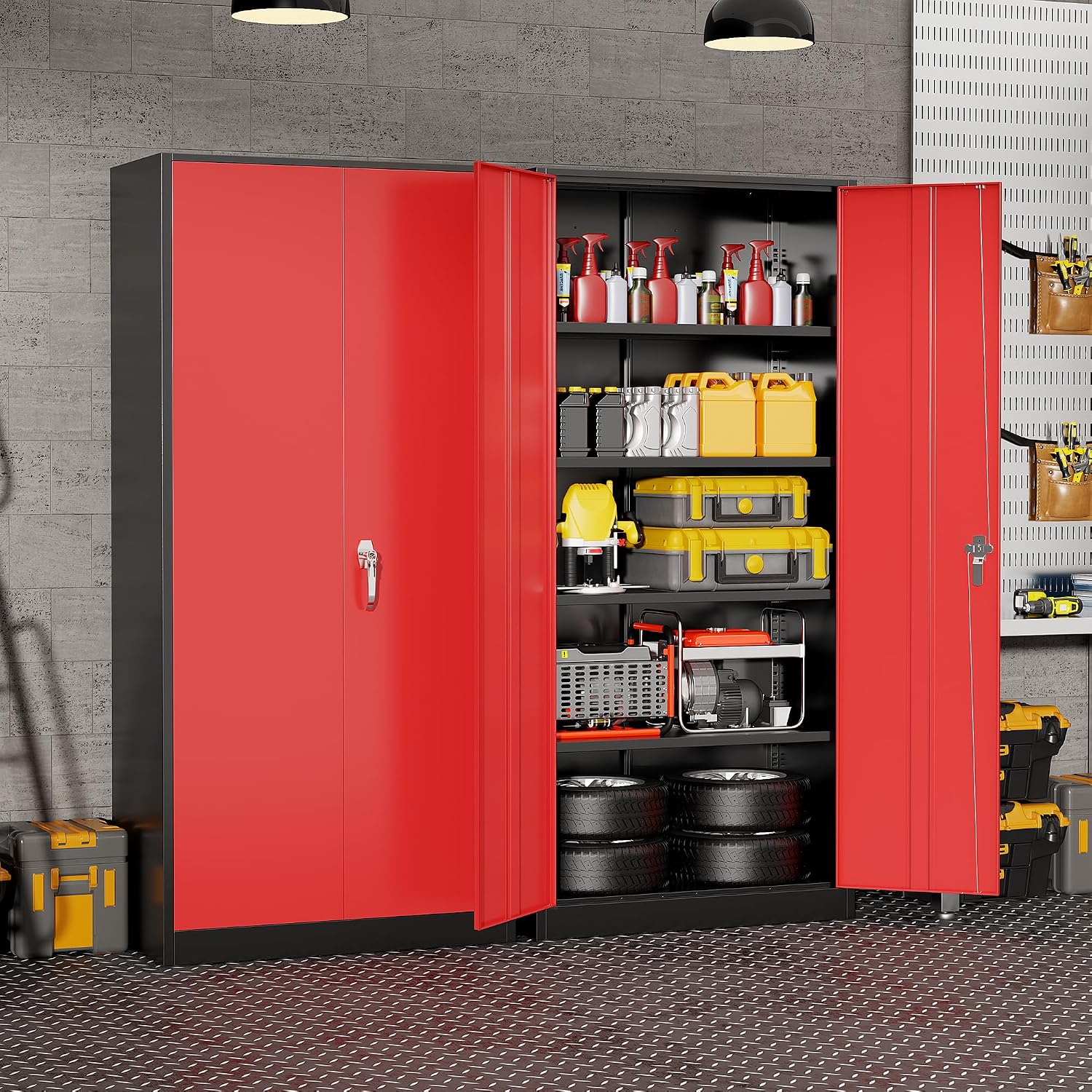 Heavy Duty Metal Garage Storag - Tools For Home Workshop recension och pris