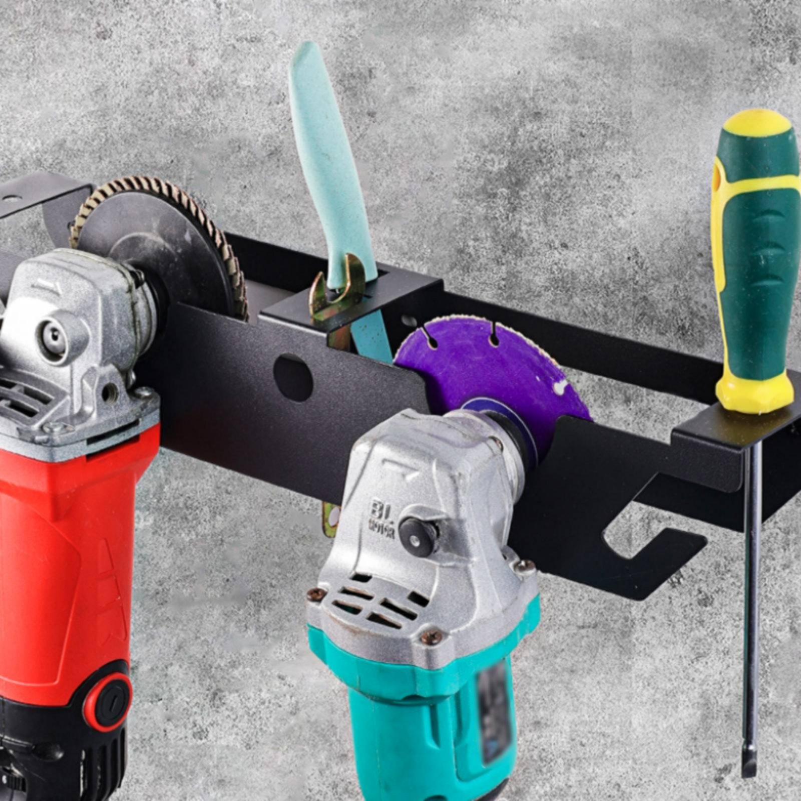 4 Bay Angle Grinder Rack Heavy - Power Tools In Workshop recension och pris