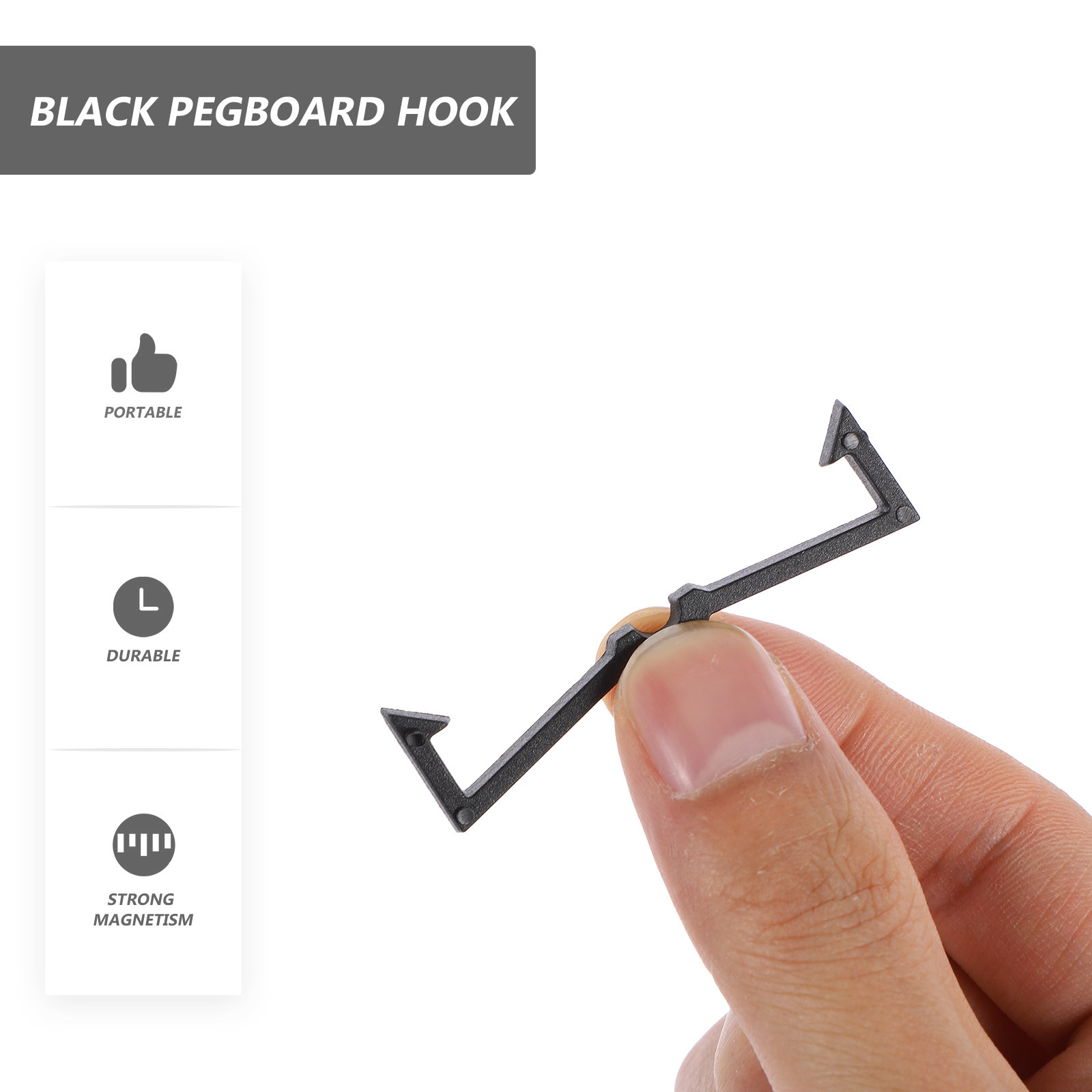 100Pcs Plastic Peg Locks Black - Workshop Tools Display recension och pris