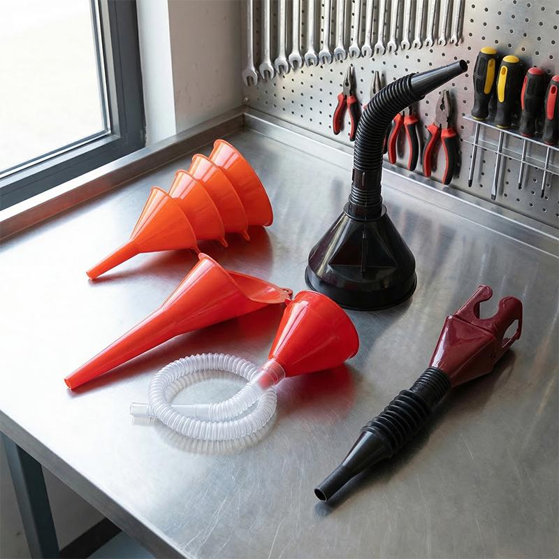 Car Plastic Funnel Set 8 Piece - Workshop Tools Uses recension och pris