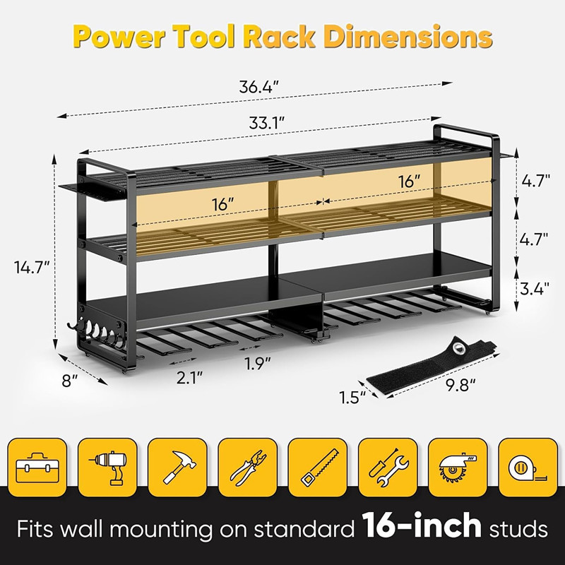 Large Power Tool Organizer Wal - Power Tools In Workshop recension och pris