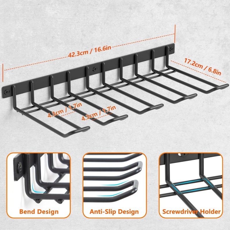 4 Slot Wall Mount Power Tool S - Power Tools In Workshop recension och pris