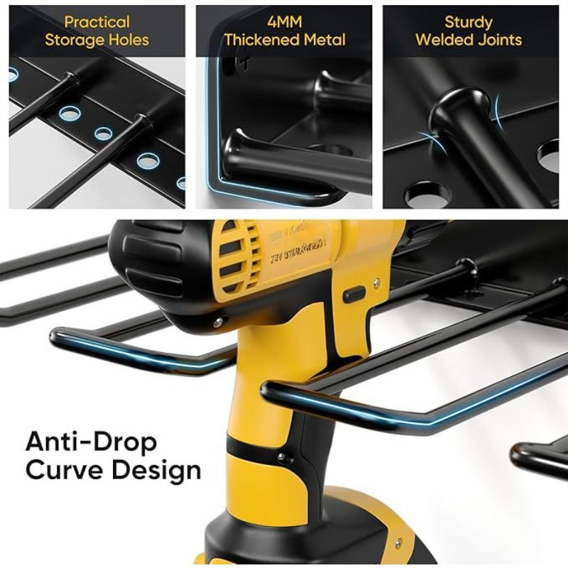 4 Slot Wall Mount Power Tool S - Power Tools In Workshop recension och pris