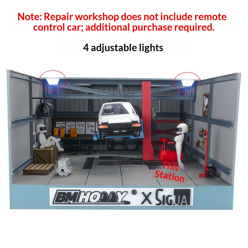 BM HOBBY 1/24 Scale RC Car Sim - Workshop Tools 3D Model recension och pris