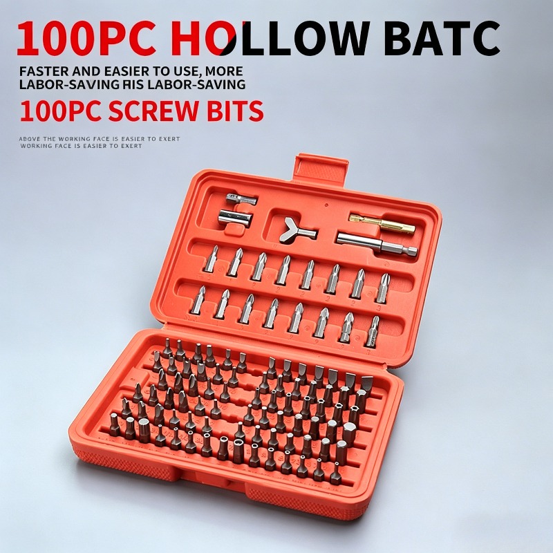 100PCS Screwdriver Bit Set, Ho - Workshop Tools Uses recension och pris