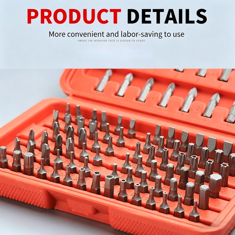 100PCS Screwdriver Bit Set, Ho - Workshop Tools Uses recension och pris