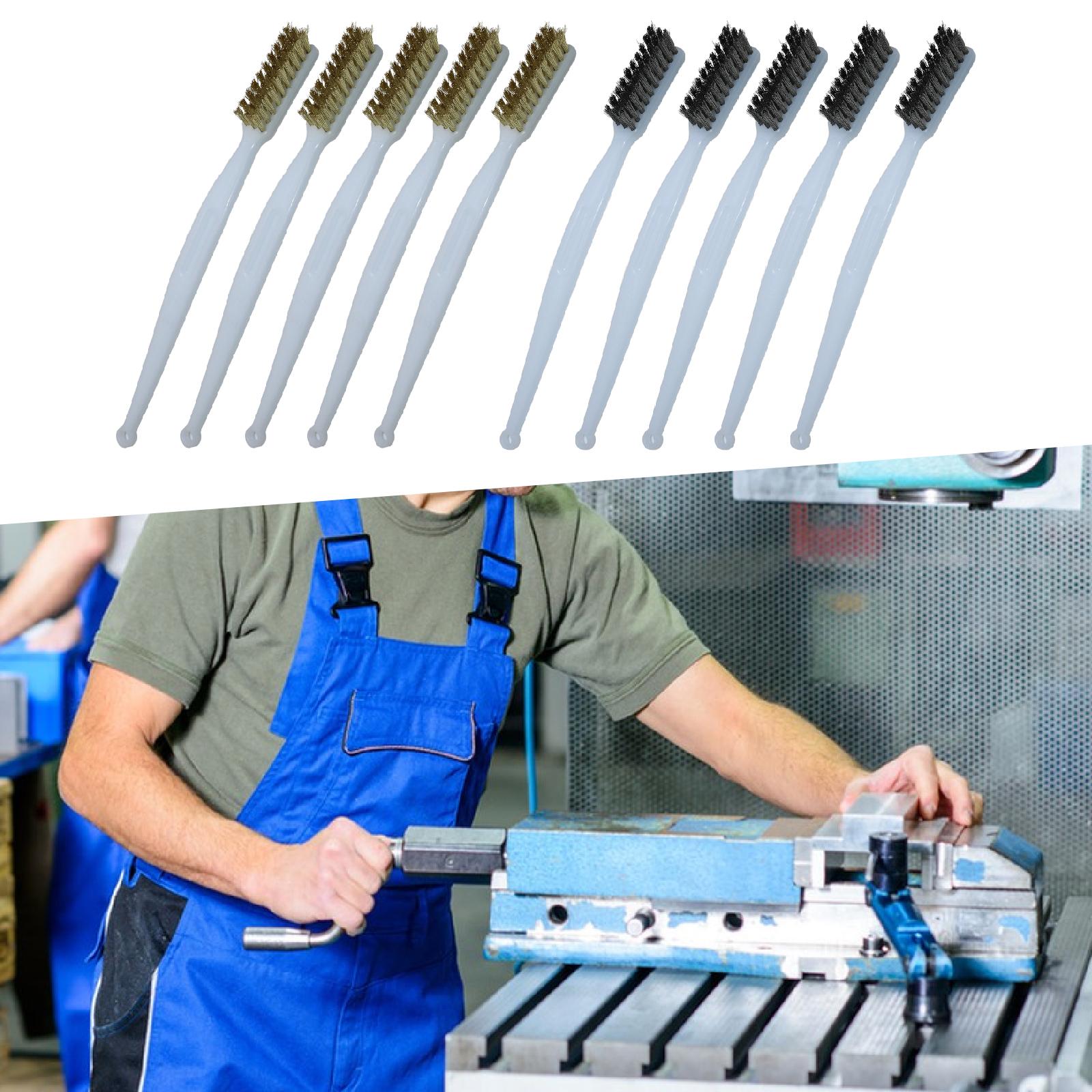 Wire Brush Set Copper Bristles - Workshop Cleaning Tools recension och pris