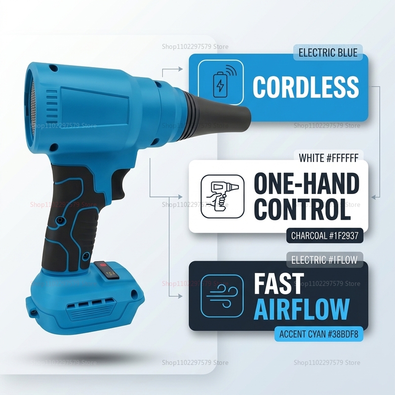 18V Brushless Cordless Air Dus - Power Tools In Workshop recension och pris