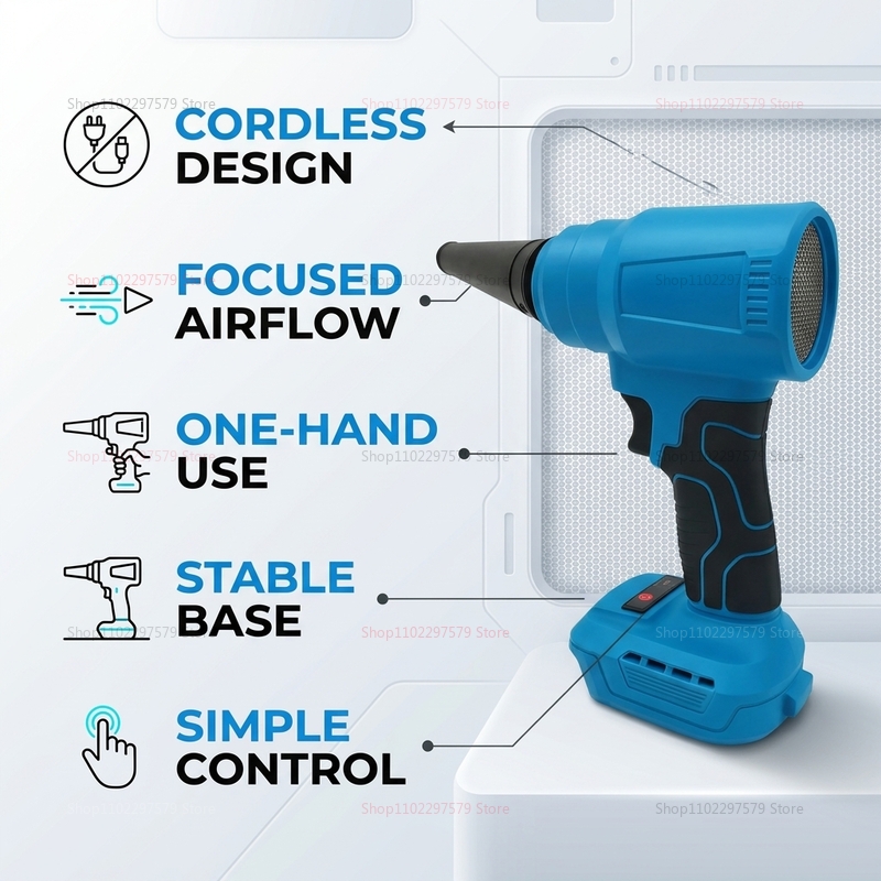 18V Brushless Cordless Air Dus - Power Tools In Workshop recension och pris