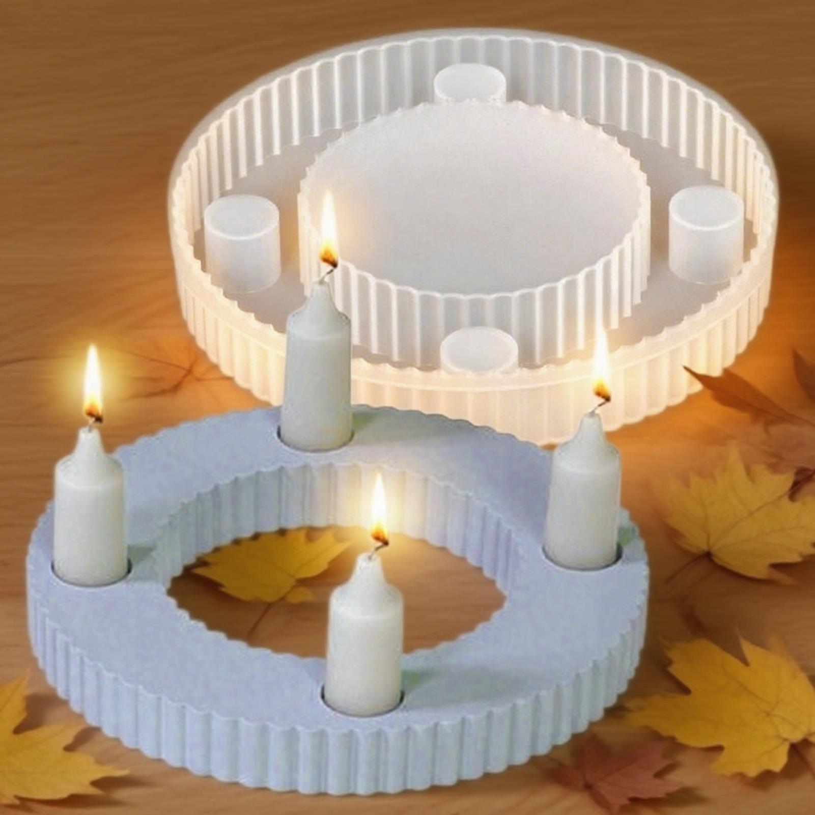 Silicone Candle Holder Mold 4  - Workshop Tools Table recension och pris