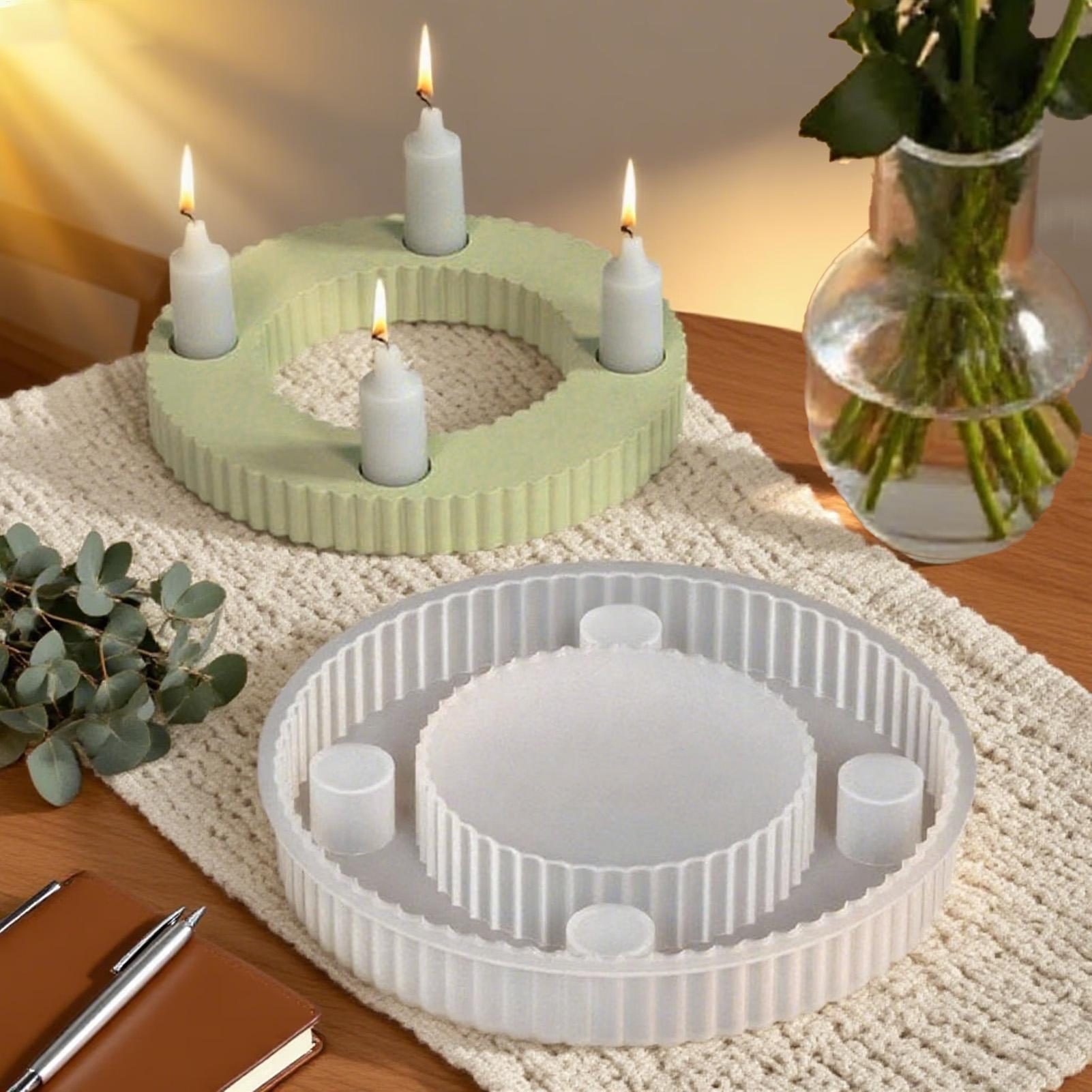 Silicone Candle Holder Mold 4  - Workshop Tools Table recension och pris