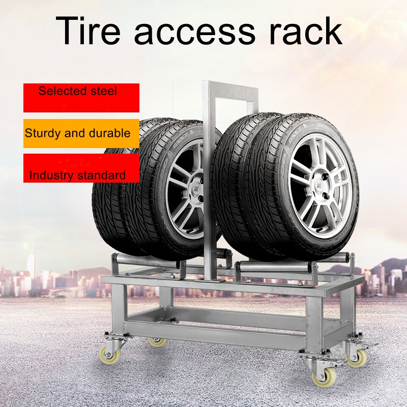 Auto workshop mobile tire rack - Workshop Tools Display recension och pris