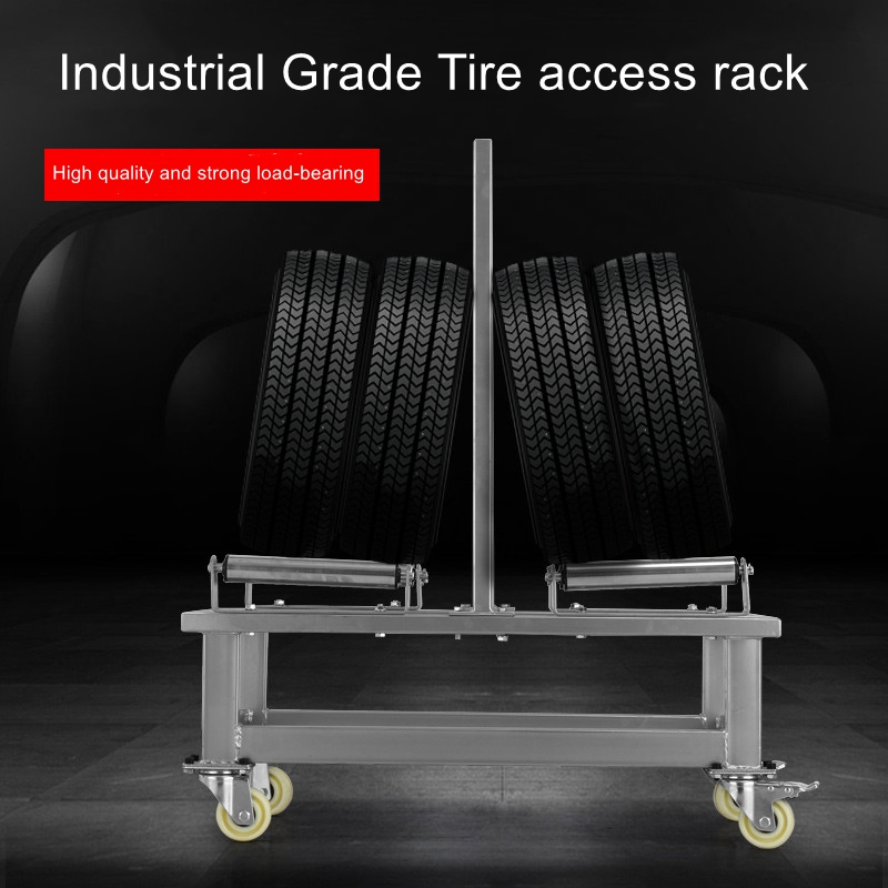 Auto workshop mobile tire rack - Workshop Tools Display recension och pris