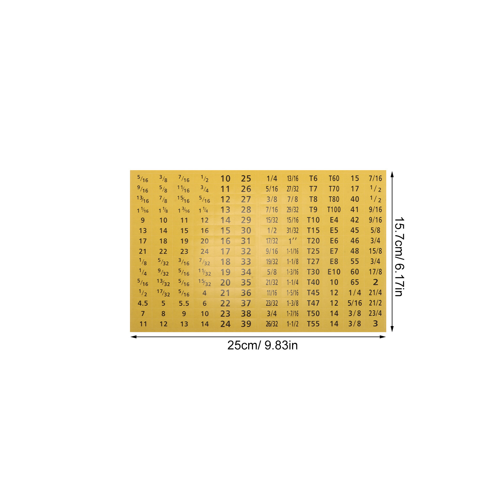 20Sheets Socket Wrench Sticker - Tools In The Workshop recension och pris